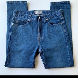 Everlane High Rise Skinny Ankle Jean Blue 26